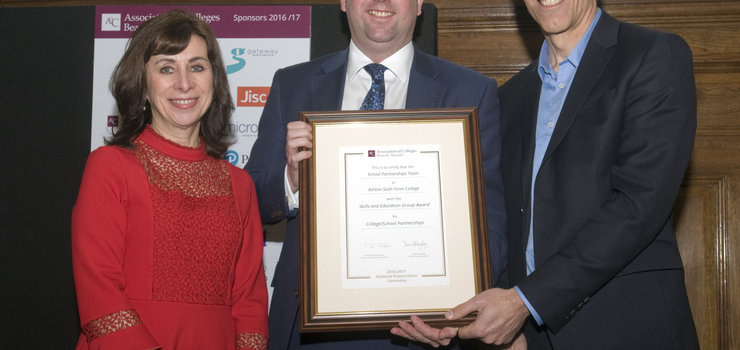 Image of Ӱԭ Presented with AoC Beacon Award for A+ Trust